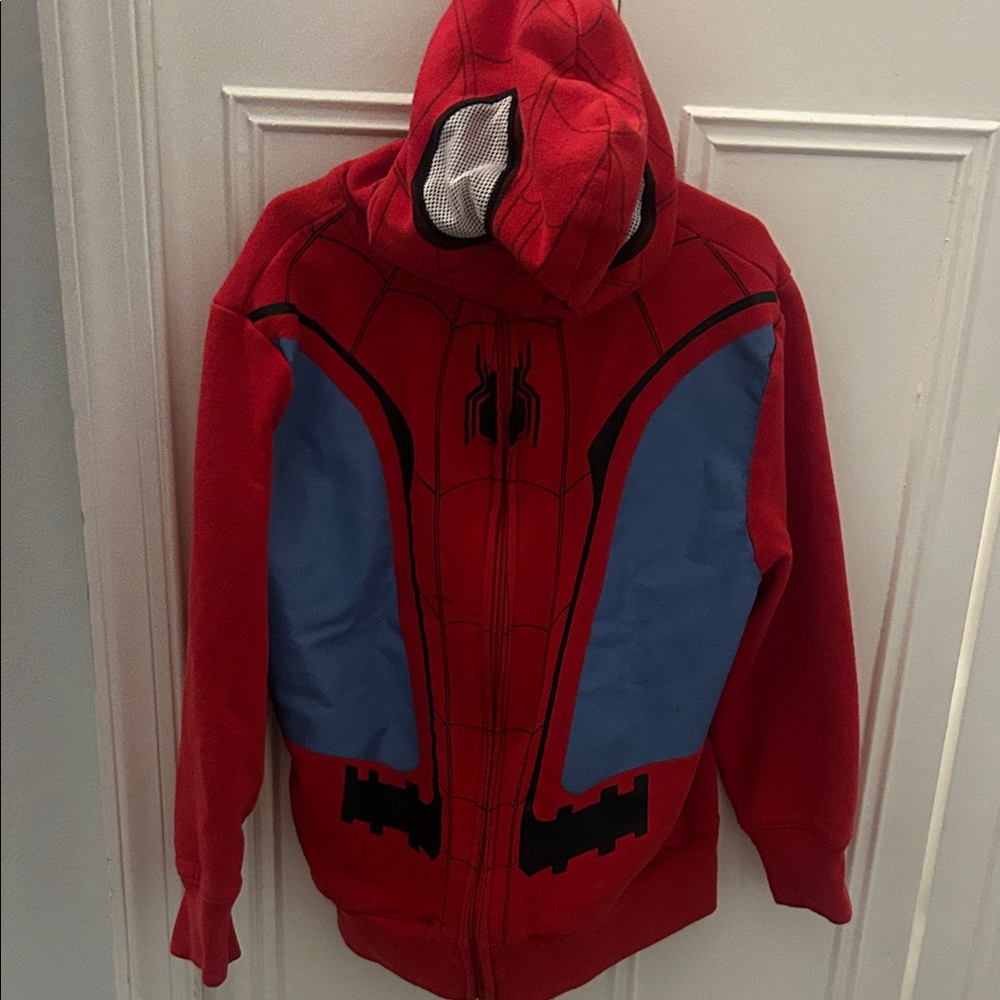 Marvel Red and Blue Spider-Man Hoodie